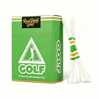 Porte-clés de golf personnalisé en plastique avec aimant, 10000 tees, logo, château en plastique, boîte de lot personnalisée avec marqueur