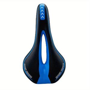 Thickened Silicone <b>Bicycle</b> Seat with Ergonomic Cut-Out Design for Shock-Absorbing Comfort - Product Image 4