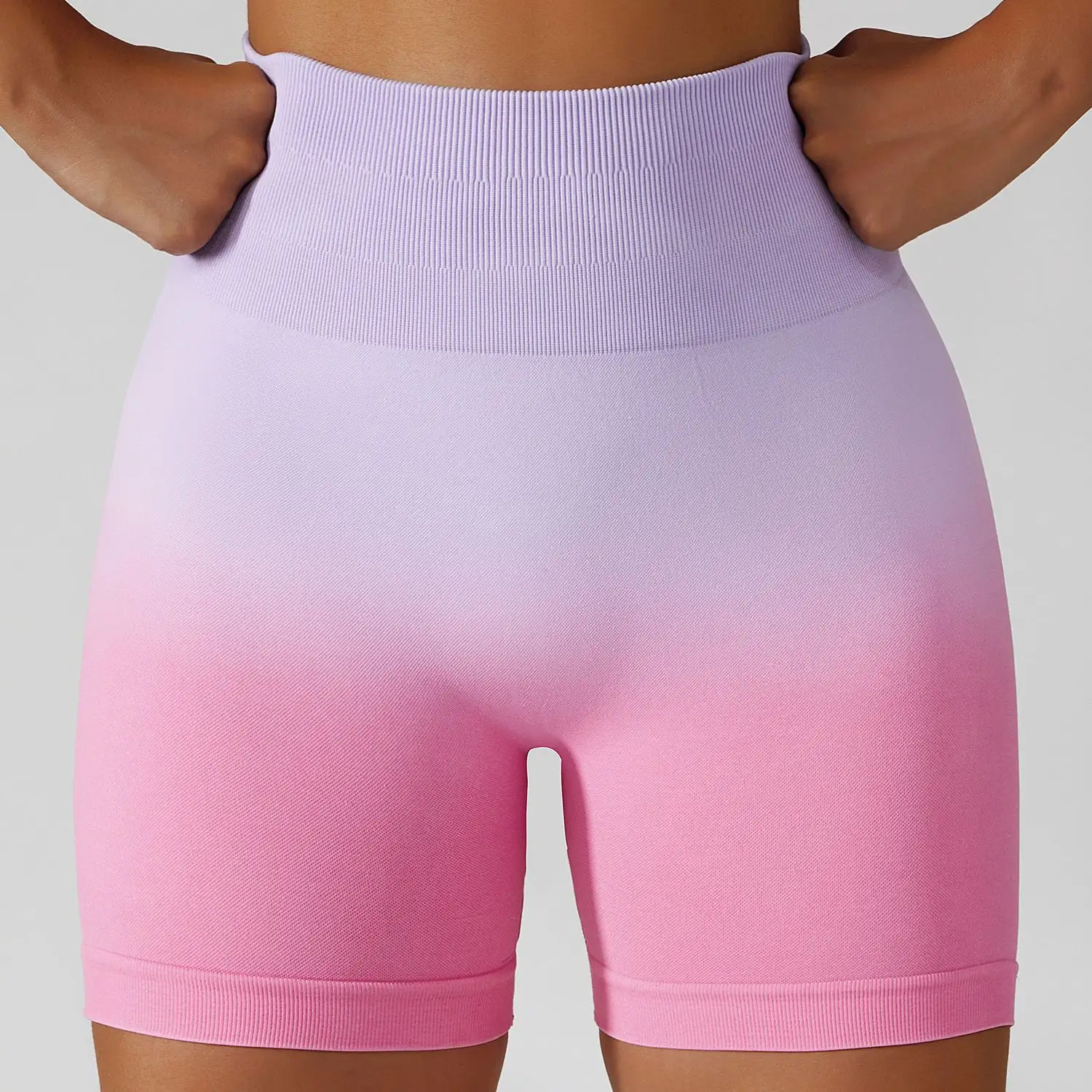 Women's High-Waisted Seamless Compression Biker Shorts Tie Dye Ideal for Gym Yoga Running and Fitness