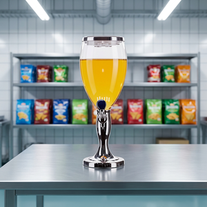 LED Beer Tower 3 litres capacity Built in removable ice tray for chilling beer. Trophy shaped design High quality BPA - Product Image 3