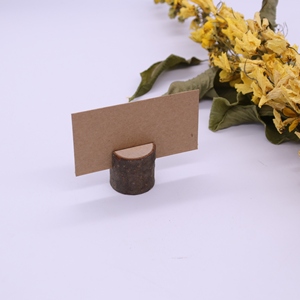 Tailai Pemegang Nomor Meja Kayu Kasar, Tempat Kartu Tempat Pesta Pernikahan Meja Nama Pemegang Kartu Memo Kartu - Product Image 2