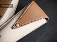 Ensemble cadeau d'affaires personnalisé en cuir PU avec cuillère, fourchette et baguettes coréennes en acier inoxydable