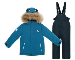 Pantalon à bretelles coupe-vent, imperméable, chaud et résistant à l'usure pour garçons de 2 à 6 ans, ensemble de <span class=keywords><strong>ski</strong></span> pour bébé avec fermeture à glissière - Product Image 6