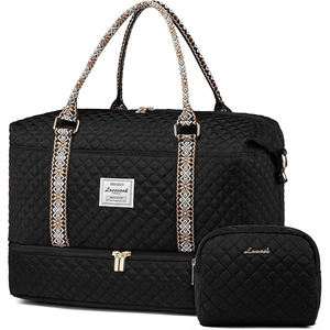 Free Sample Fashionable Weekender <b>Bags</b> <b>for</b> <b>Women</b> Carry on Shoulder <b>Weekend</b> <b>Bag</b> Overnight Tote Canvas Duffel <b>Bag</b> - Product Image 6