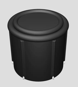 OEM Vente en gros Logo personnalisé TP Baignoires de glace Adultes gonflables Baignoire noire Récupération du bain de glace - Product Image 5