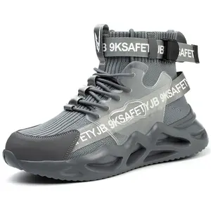 पुरुषों की सुरक्षा के जूते सांस वेल्डिंग विरोधी मुंहतोड़ और विरोधी-पंचर श्रम बीमा जूते सर्दियों गर्मियों रबड़ के जूते