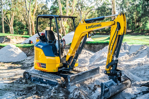 <span class=keywords><strong>Excavator</strong></span> Mini 9027FZTS 9027FE <span class=keywords><strong>Liugong</strong></span> 2.7 Ton, Boom Putar, Zero Tail, Mesin Yanmar, Pabrik China - Product Image 5