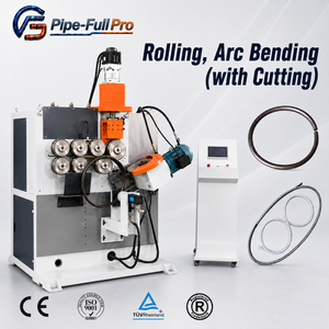 Servo Motor CNC Ring Rolling <b>Bending</b> <b>Machine</b> for Stainless Steel Round Square Rectangular Tube Pipe Circle Cutting Forming - Product Image 1