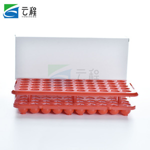 Soporte para tubos de centrífuga Yuncheng 50 Well, de plástico multicolor, para tubos de ensayo de laboratorio, para tubos EP de 5, 10 y 15 ml - Product Image 5