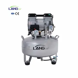 Langair tiếng ồn thấp 4Kw 5HP Piston máy nén nhỏ 6KW HP 2.2kw 7.5HP 10HP Máy nén khí piston với xe tăng