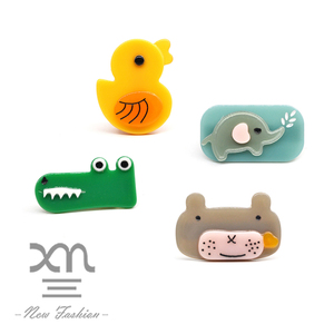 Pinzas para el Cabello con Diseño <span class=keywords><strong>de</strong></span> Frutas y Animales <span class=keywords><strong>de</strong></span> Dibujos Animados para Niños, Accesorios para el Cabello, Pinzas <span class=keywords><strong>de</strong></span> Cocodrilo y Pasadores para Niñas Pequeñas - Product Image 2
