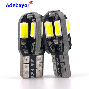 Canbus W5W 194 Bulbs 168 T10 Ổ Cắm 8 Smd 5630 5730 Chip Led Xe Giấy Phép Mảng Ánh Sáng Không Có Lỗi DC 12V Trắng Auto Reading Đèn - Product Image 4