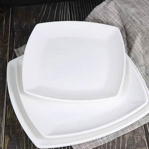 <span class=keywords><strong>Plato</strong></span> de <span class=keywords><strong>Melamina</strong></span> Cuadrado Blanco Liso de Venta Directa de Fábrica Más Vendido Irrompible para Catering Vajilla de Hogar para Restaurante - Product Image 6