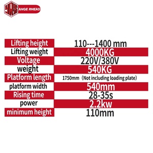 Cric à ciseaux ANGE RHEAS 1,4 m - Étanche et portable, adapté à l'entretien et au lavage des voitures/SUV RYS-JSZW065 - Product Image 5