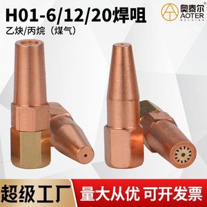 หัวเชื่อมทองแดง H01-6/12 สำหรับหัวเชื่อมแก๊สโพรเพนอะเซทิลีนแบบตรง - Product Image 6