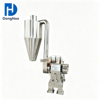 Broyeur à marteaux en acier inoxydable 304, machine de broyage à sec haute efficacité pour les épices, les céréales et l'industrie chimique