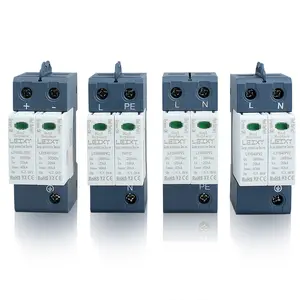 SPD 20 KA 40KA 60KA 80KA 600V 1000V 2p高质量CE太阳能SPD DC1000V 2p电涌保护器避雷器/spd