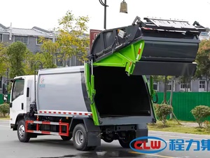 <span class=keywords><strong>Camion</strong></span> à compression Isuzu 4x2, <span class=keywords><strong>camion</strong></span> de collecte et de transport de déchets urbains pour la vente à l'étranger - Product Image 4