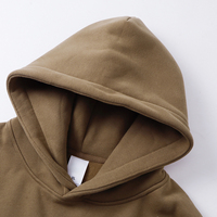 Sweat-shirt polaire unisexe personnalisé coupe ample et oversize, épais 355 g/m², style streetwear, idéal pour l'hiver
