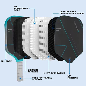 Boomstick EVA พลังงานรอบแกนโฟม pickleball Paddle Sweet ขนมหวานสมดุล Moi ระบบการฝึกอบรมคาร์บอนไฟเบอร์ EPP - Product Image 3