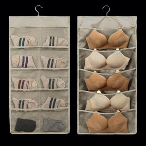 Modern Overdoor Foldable Fabric Hanging Organizer with Metal Hook for Magazine and Toy Storage - Product Image 3