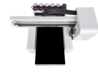 Eizoulyn Printer UV Mini A4 Terbaik - Printer UV Flatbed Terkecil untuk Botol Parfum Kaca, Cetak Casing Ponsel, Printer UV
