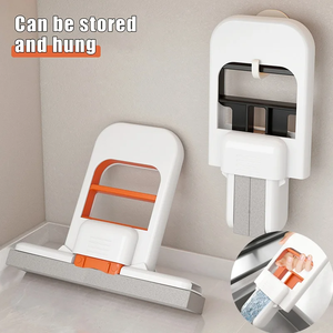 Household Desktop Wet And Dry Water Spray Mini Handheld <b>Mop</b> Free Hand Washing Cleaning Indoor Dual-use Small Cotton <b>Mop</b> - Product Image 2