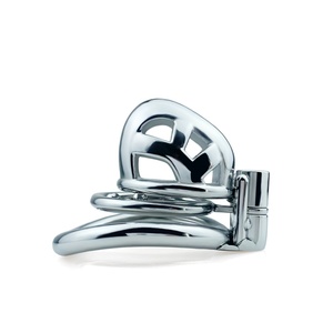 Jaula de Castidad Cobra FRRK para Hombre, Anillos para Pene de Acero Inoxidable, Juguetes Sexuales de Bondage Pequeños, Gran Abertura Frontal, Juegos para Adultos - Product Image 2