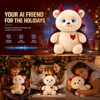 Ours en peluche interactif Juguetes AI avec commande vocale et tactile, pour l'histoire interactive, compagnon interactif, cadeaux d'Halloween, compagnon familial