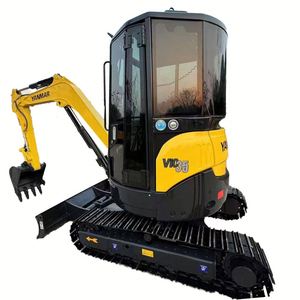 Mini-excavatrice Yanmar Vio35 d'occasion, état quasi neuf (95%), transmission hydraulique, moteur Kama, pour la construction, économique en carburant, puissante - Product Image 1