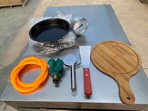 <span class=keywords><strong>Four</strong></span> <span class=keywords><strong>à</strong></span> gaz Portable pour aliments, chariot, poêle <span class=keywords><strong>à</strong></span> pizza, 24 w, prix réglable, machine pour pâtisseries et pizza - Product Image 3