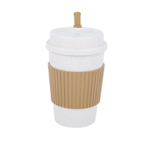 Tasses en paille de blé créatives, réutilisables et durables, pour café à emporter, thé <span class=keywords><strong>froid</strong></span> et boissons glacées en été - Product Image 6