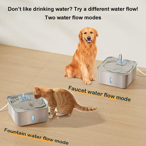 Cat Water Fountain <span class=keywords><strong>Stainless</strong></span> <span class=keywords><strong>Steel</strong></span> 7L/236oz Super Quiet Smart Pet <span class=keywords><strong>Dog</strong></span> <span class=keywords><strong>Bowl</strong></span> Dispenser com nível de água Janela LED Indicador - Product Image 2