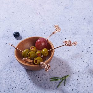 Palillos de Cóctel o Palillos para Martini de Acero Inoxidable Color Oro Rosa, Palillos Reutilizables para Pesca con Mosca Seca <span class=keywords><strong>Catskill</strong></span> Blue Ice de España Yichang - Product Image 3