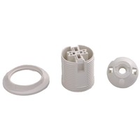 Accessoires et pièces pour douilles de lampe en plastique E26 E27 E14, douilles à vis LED, supports de lampe