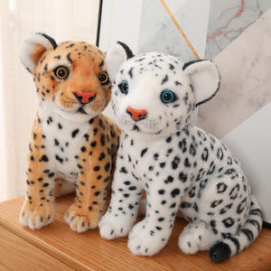 Simulazione di leopardo delle nevi bambola di peluche piccola bambola di leopardo di leopardo per bambini Comfort cuscino <span class=keywords><strong>Ragdoll</strong></span> arredamento per la casa - Product Image 2