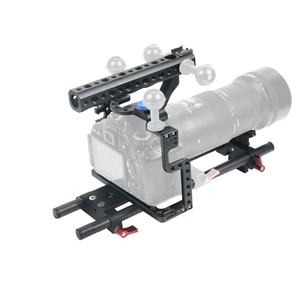 Estabilizador de manija de jaula de vídeo de Metal de cámara de gran oferta para <span class=keywords><strong>LUMIX</strong></span> <span class=keywords><strong>GH3</strong></span>/GH4 - Product Image 4