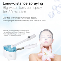 Vaporizador Facial Nano Profesional OEM ODM, Rociador Facial Eléctrico de Vapor Caliente, Altura Ajustable, Portátil, para Spa en Casa y Salón de Belleza