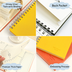 <span class=keywords><strong>Agenda</strong></span> Diaria Espiral para Estudiantes 2026-2027, Lista de <span class=keywords><strong>Tareas</strong></span>, Cuaderno Planificador Diario, Venta al Por Mayor - Product Image 4