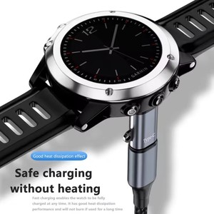 Connecteur d'adaptateur d'alimentation de charge Portable USB Micro Type C 8 broches pour <span class=keywords><strong>Garmin</strong></span> <span class=keywords><strong>Fenix</strong></span> 7 7x5s 6 6X 6S <span class=keywords><strong>chargeur</strong></span> de montre intelligente - Product Image 4