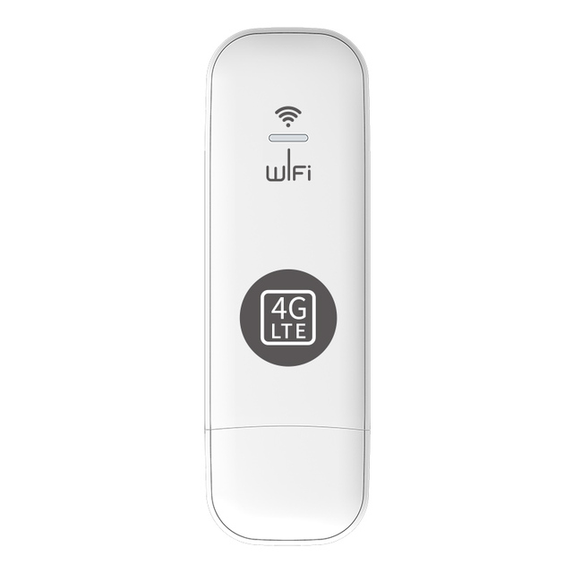 150Mbps 4G USB Wifi Modems Portable Wireless Network Dongle with Sim Slot LTE Hotspot Plug N Play Internal Server Application
