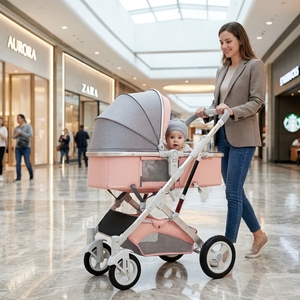 Carrito <span class=keywords><strong>de</strong></span> Bebé Plegable Portátil JXB Direct Selling, Fácil <span class=keywords><strong>de</strong></span> Transportar en Avión, Permite Sentarse o Recostarse - Product Image 1