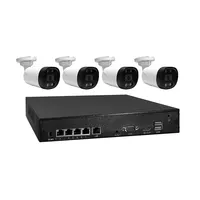 Bestech prezzo di fabbrica uscita 4MP 4CH rilevamento umano P2P HD CCTV NVR rete di sicurezza POE IP Bullet Camera Kit