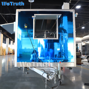 Kẹo thực phẩm xe tải đầy đủ trang bị di động cà phê cửa hàng sử dụng nhà ăn nhẹ thực phẩm kem xe tải sợi thủy tinh chip - Product Image 5