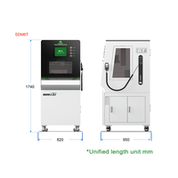 Camdent 6t CAD CAM Machine de fraisage dentaire CNC 5 axes à usinage à sec pour laboratoire dentaire, pour abutments, couronnes et implants