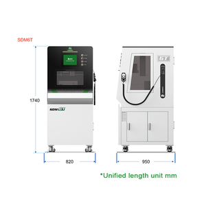 Camdent 6t CAD CAM Machine de fraisage <span class=keywords><strong>dentaire</strong></span> CNC 5 axes à usinage à sec pour laboratoire <span class=keywords><strong>dentaire</strong></span>, pour abutments, couronnes et implants - Product Image 3