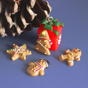 NUEVA Serie Navideña de Adornos de Resina con Reverso Plano para Scrapbooking, Manualidades, Accesorios para la Cabeza de Bebés, Decoración del Hogar y Lazos - Product Image 6