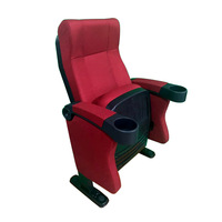 EKL meilleure taille normale église mobile cinéma public sièges de théâtre unique chaise porte-gobelet tissu école auditorium sièges pour