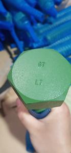 Болты с шестигранной головкой M20 x 50, класс прочности 8.8, оцинкованные горячим способом (HDG), из углеродистой стали, метрические, <span class=keywords><strong>A320</strong></span>-L7, <span class=keywords><strong>ASTM</strong></span> <span class=keywords><strong>A320</strong></span>, класс прочности L7, с крупной резьбой, оцинкованные (CS GALV) - Product Image 5