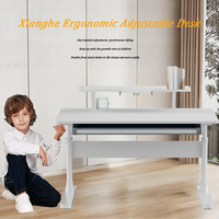 Bureau debout ergonomique moderne à hauteur réglable manuellement avec tiroir de grande capacité pour le bureau à domicile